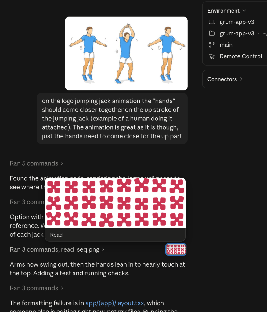 A sequence of three illustrations showing a person performing jumping jacks, demonstrating arm and leg movements.